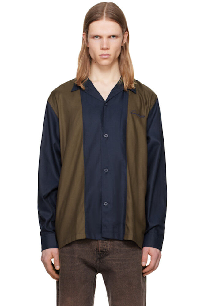 

Рубашка Delaney темно-синего и коричневого цветов Carhartt Work In Progress