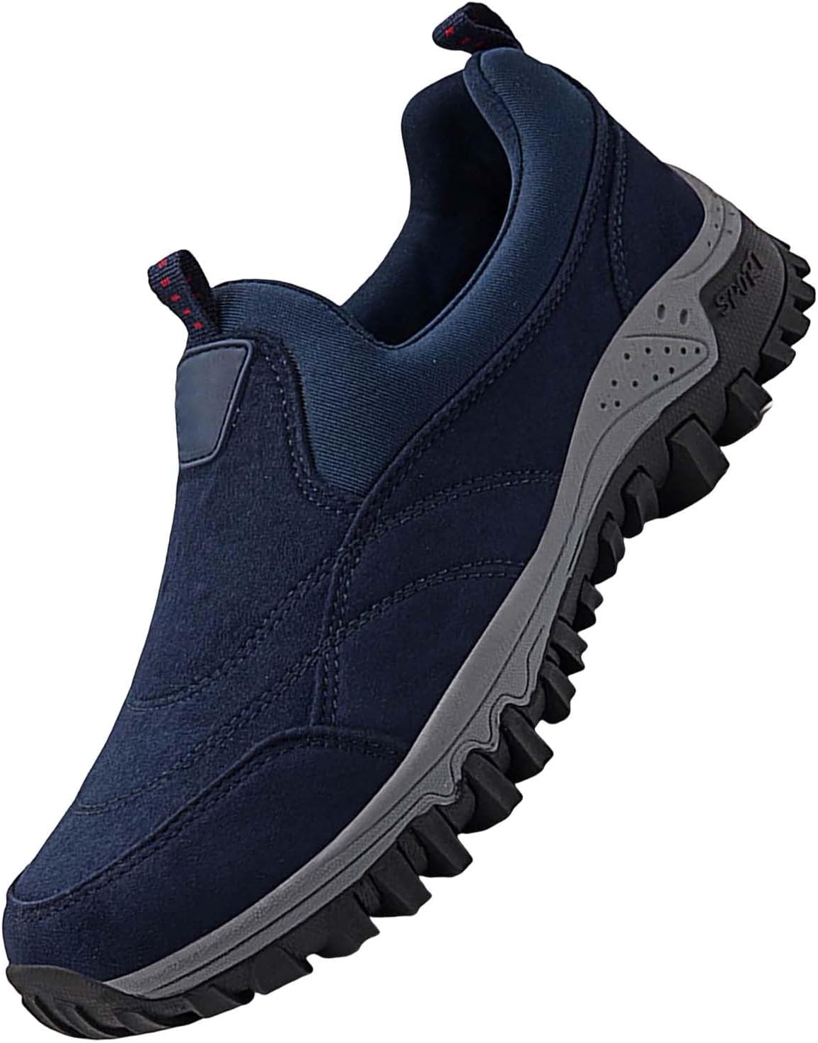 

Ортопедические прогулочные ботинки для женщин и мужчин, водонепроницаемые походные ботинки, удобные, легкие, без шнурков, повседневные, для активного отдыха, нескользящие, для трейлраннинга Generic, синий