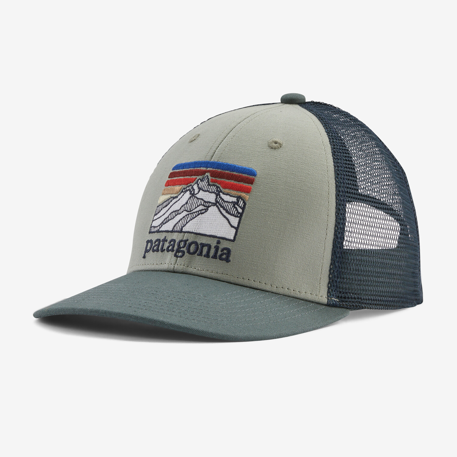 

Кепка дальнобойщика Line Logo Ridge LoPro Patagonia, зеленый