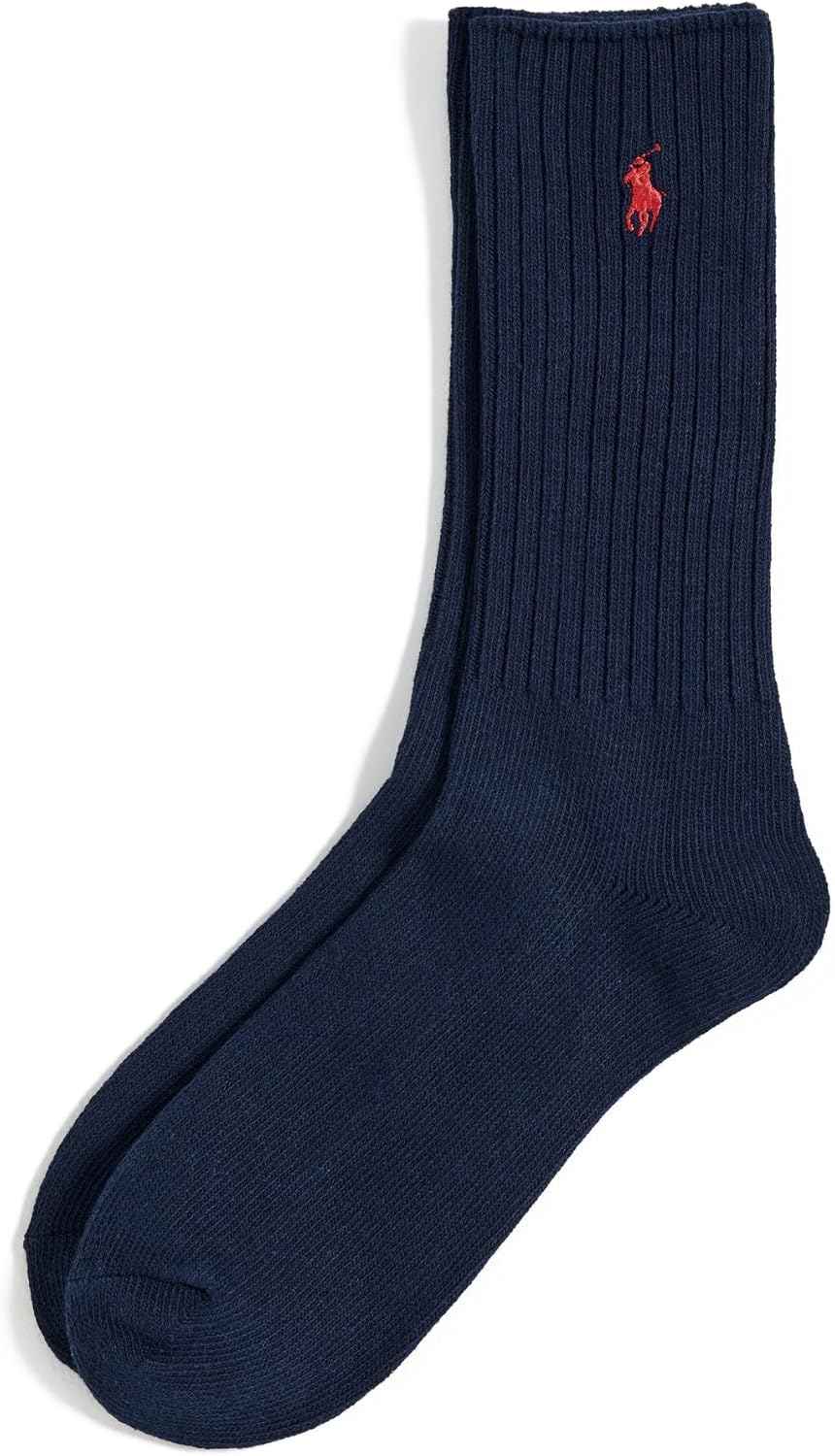 POLO RALPH LAUREN мужские хлопковые ребристые носки, Navy