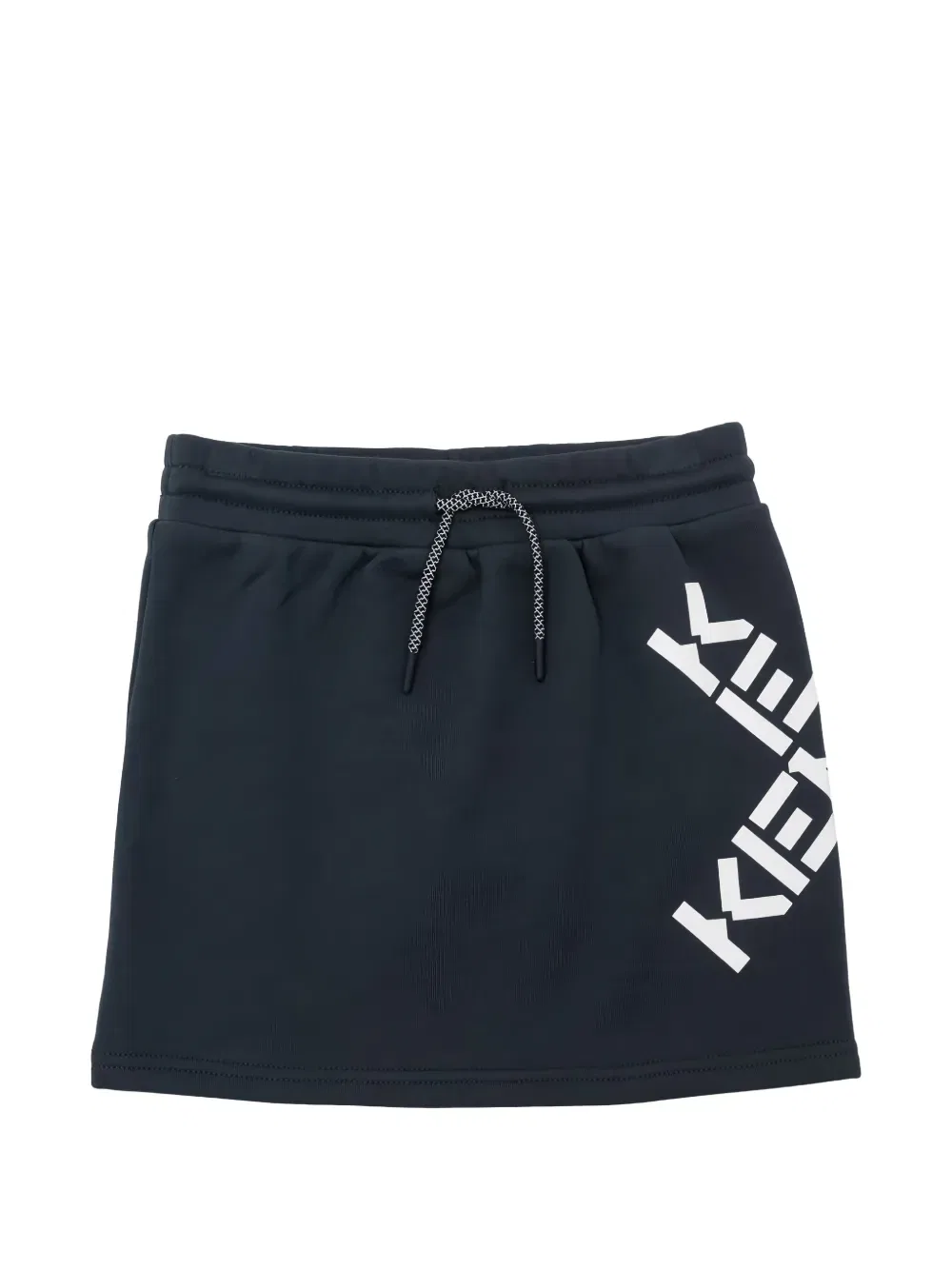 Мини-Юбка с логотипом Kenzo Kids, серый