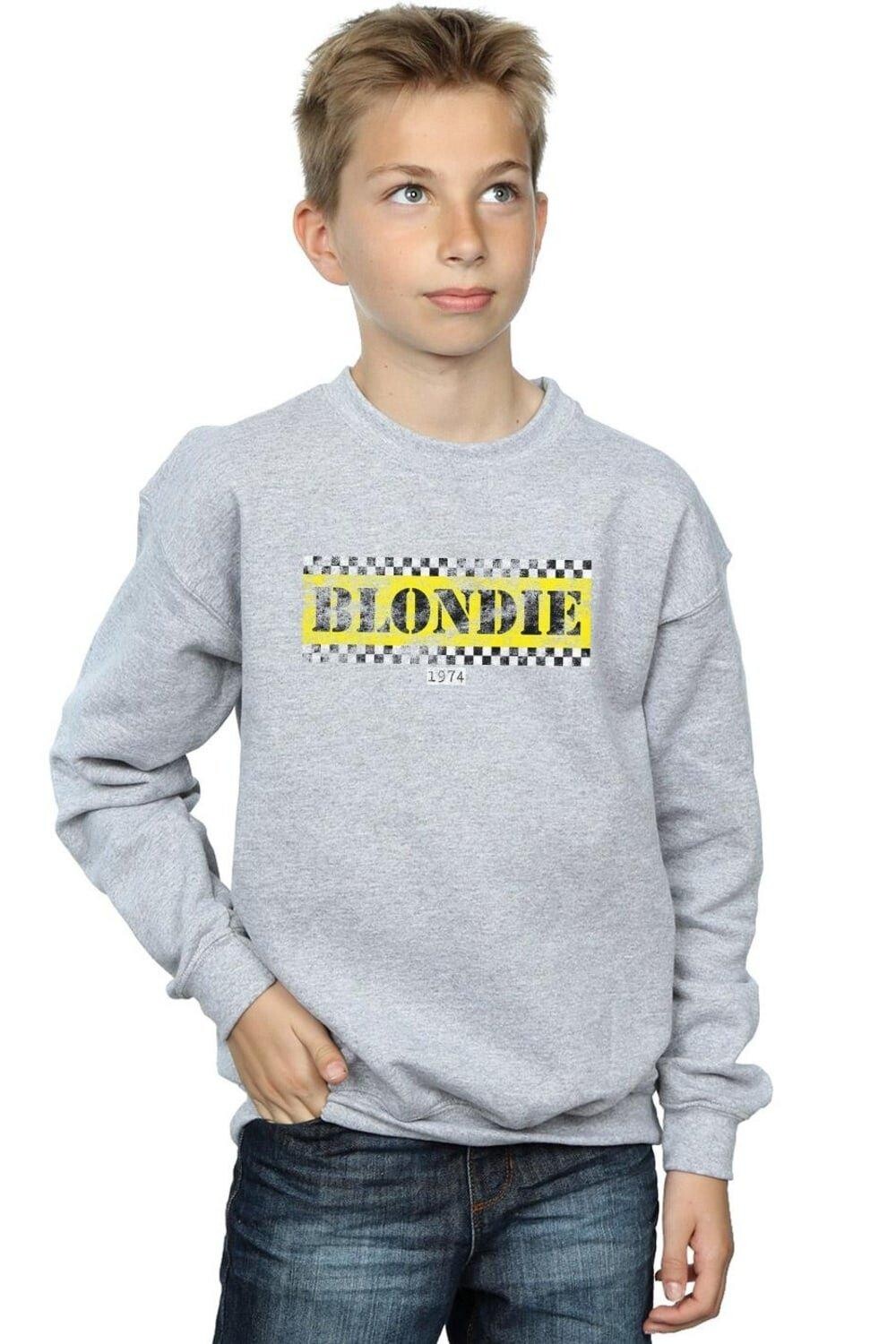 

Толстовка «Такси 74» Blondie, серый
