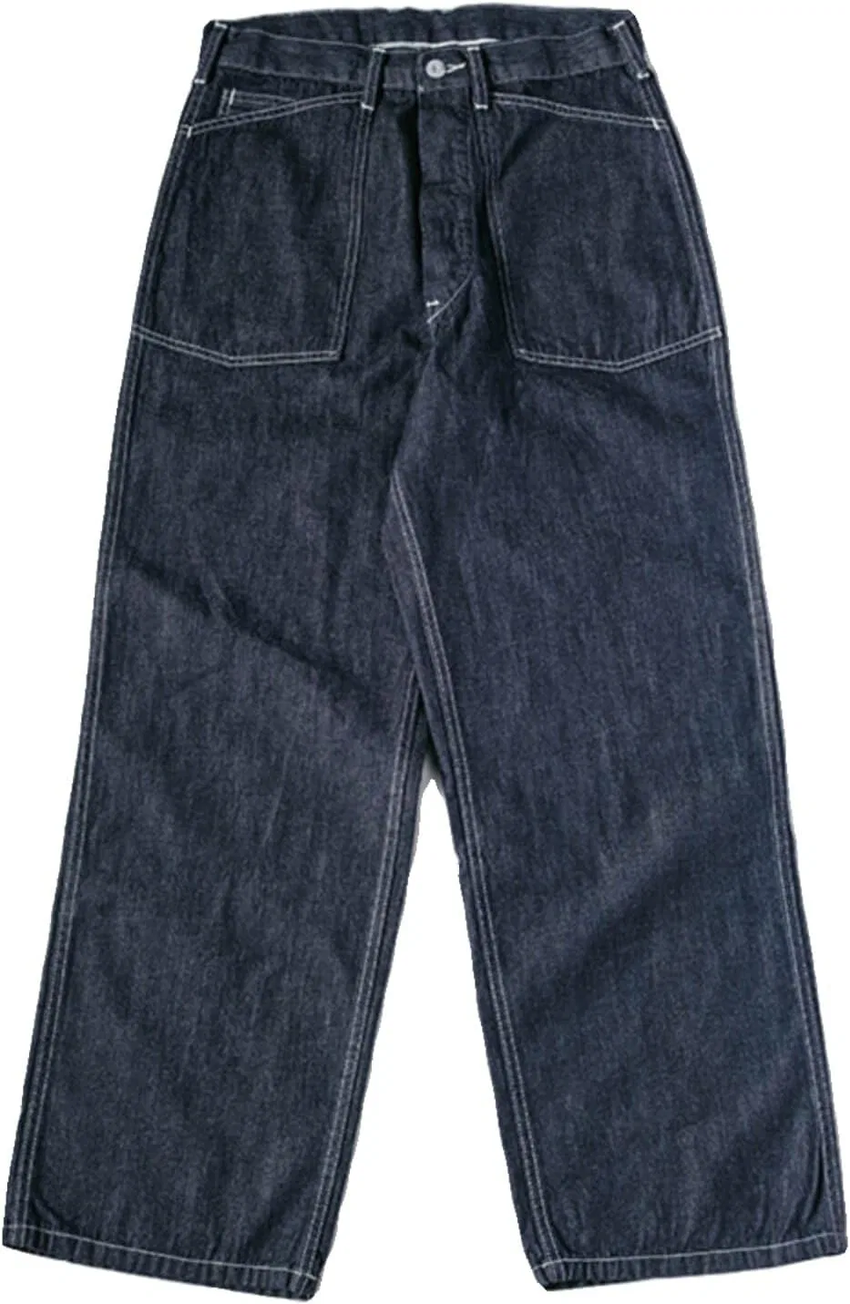 Джинсы военного стиля Corps Denim, темно-синие