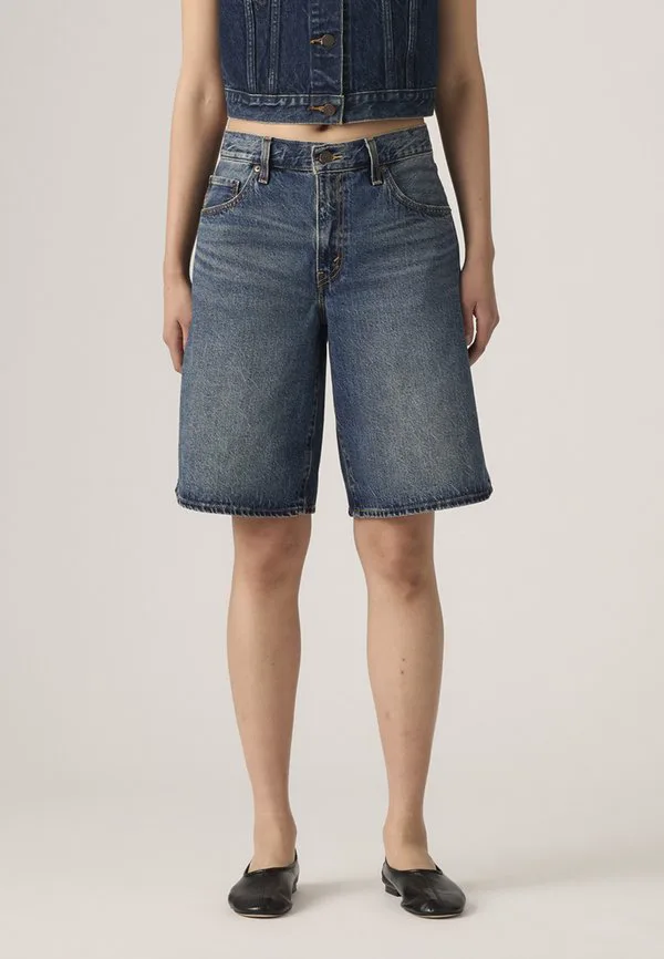 Широкие джинсовые шорты в стиле «папины шорты» Levi'S, Hinged Heart Jort