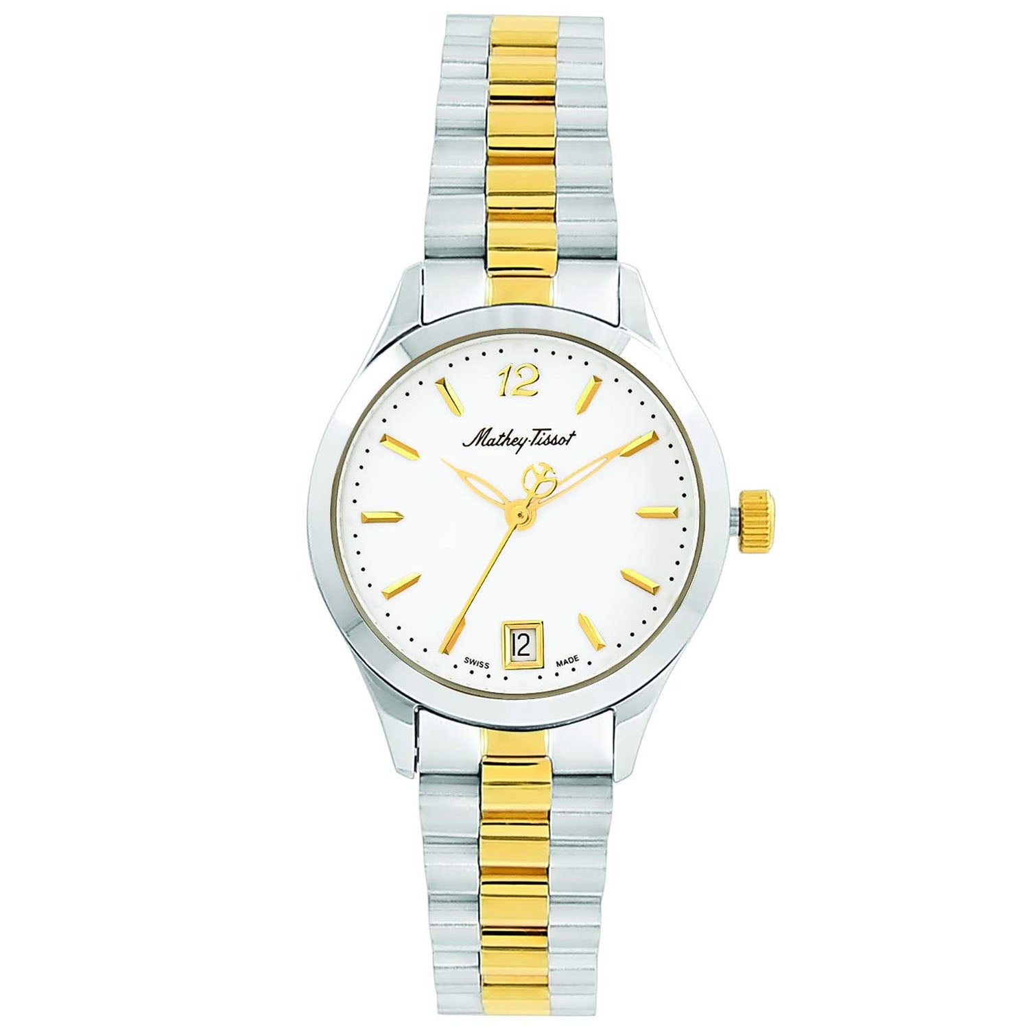 

Женские часы Mathey Tissot Urban с белым циферблатом