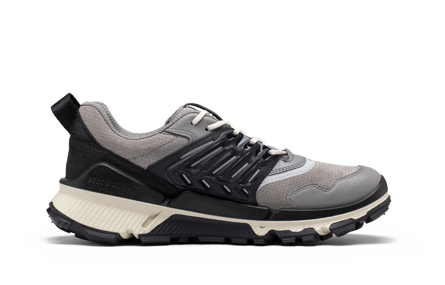 Кроссовки кожаные Ecco Iron Gray — фото 3