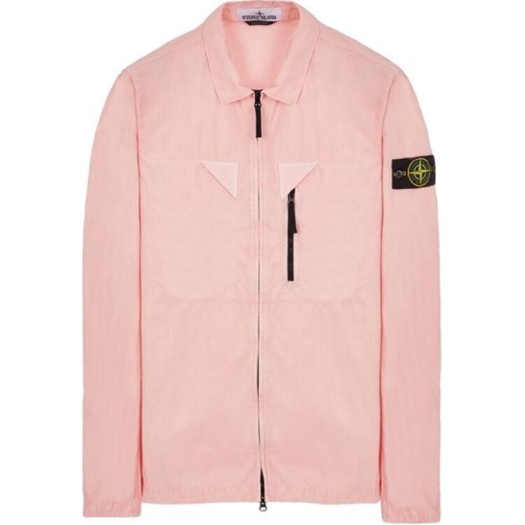 

SS23 Нейлоновая куртка Meta Мужская розовая Stone Island, розовый