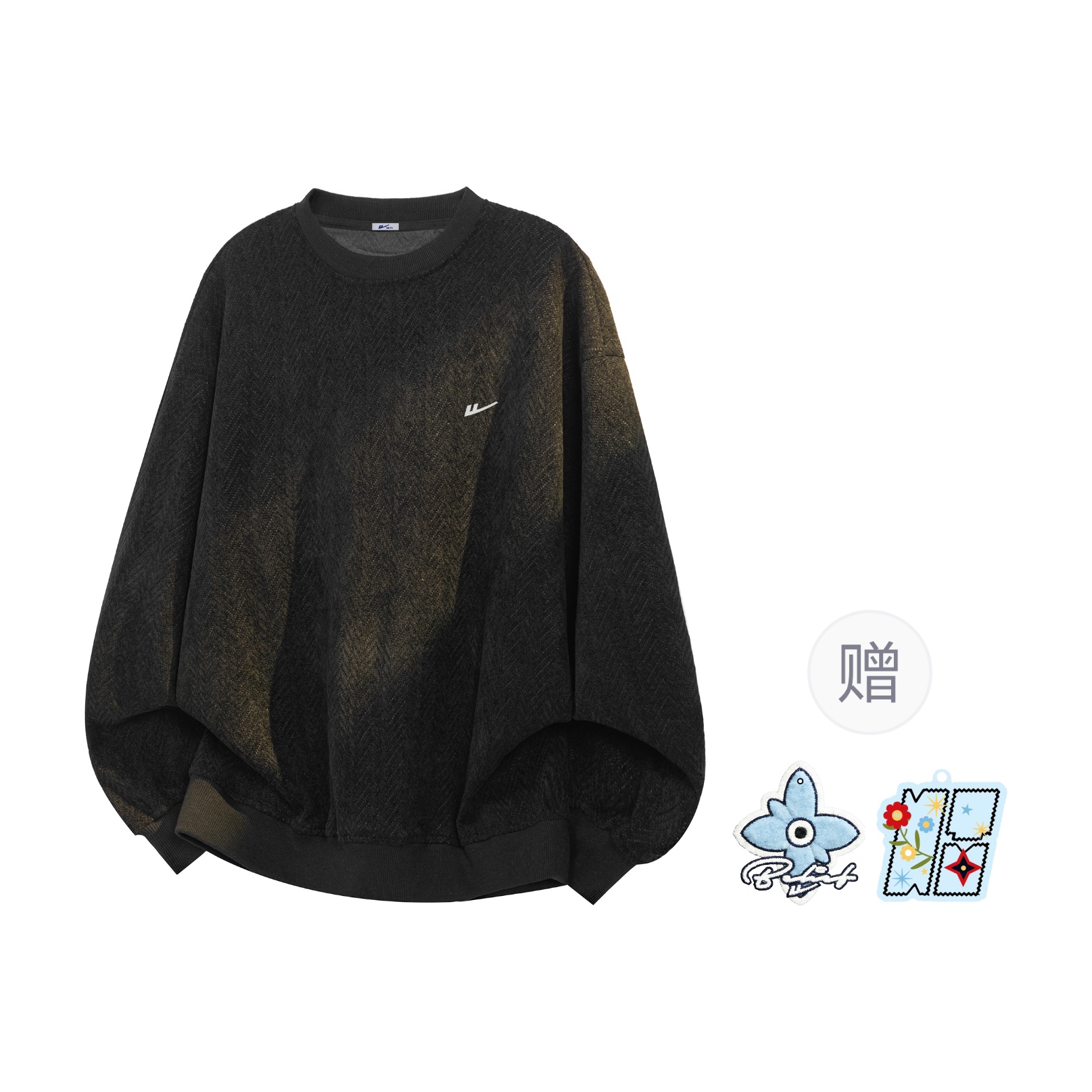 

Свитшот Women's Crew Neck Moderate WARRIOR, черный[free badge+scented sachet charm]