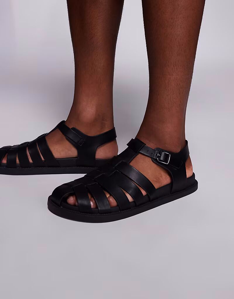 

Сандалии ASOS DESIGN в черном цвете