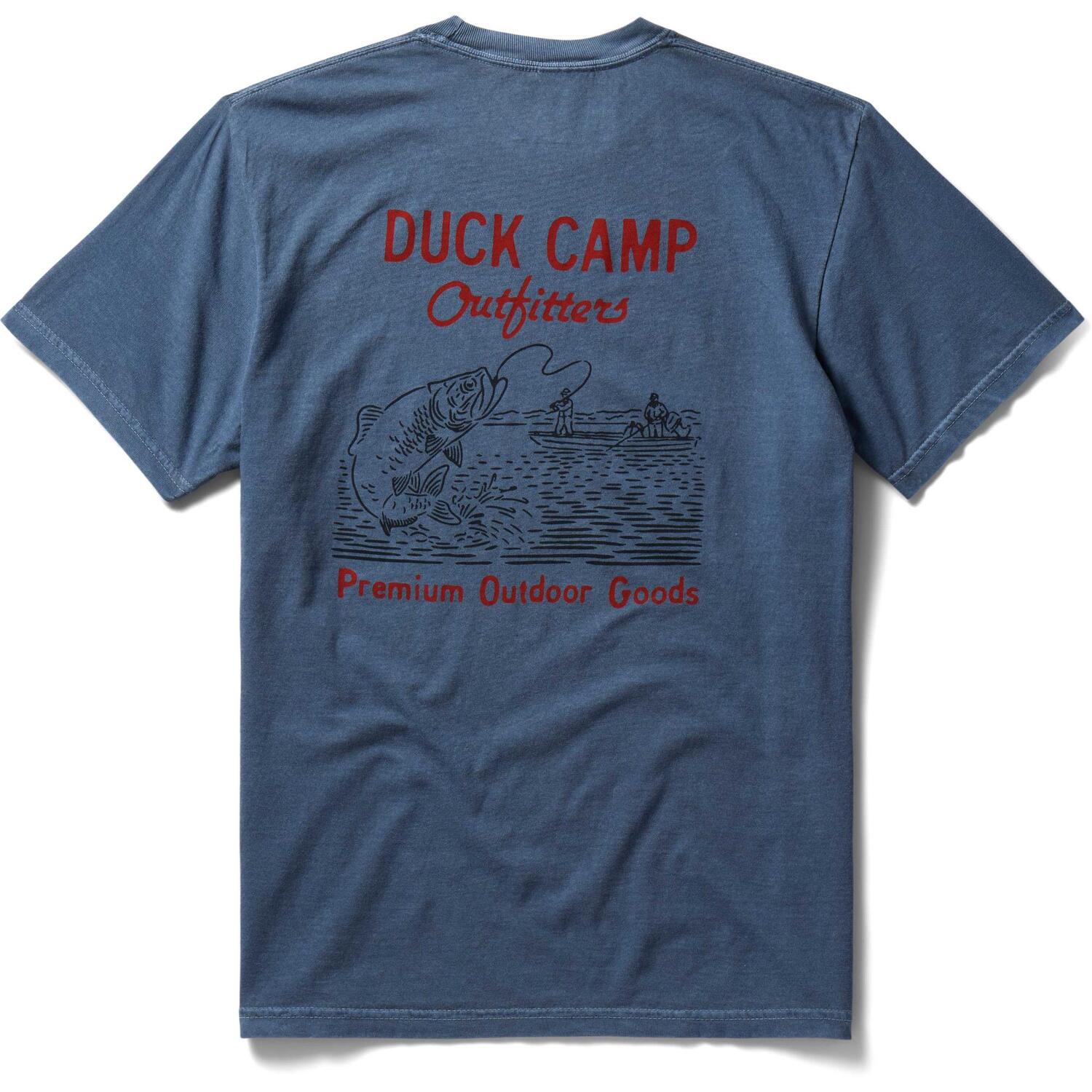 

Мужская футболка с графическим изображением рыбы Duck Camp, Dark Denim