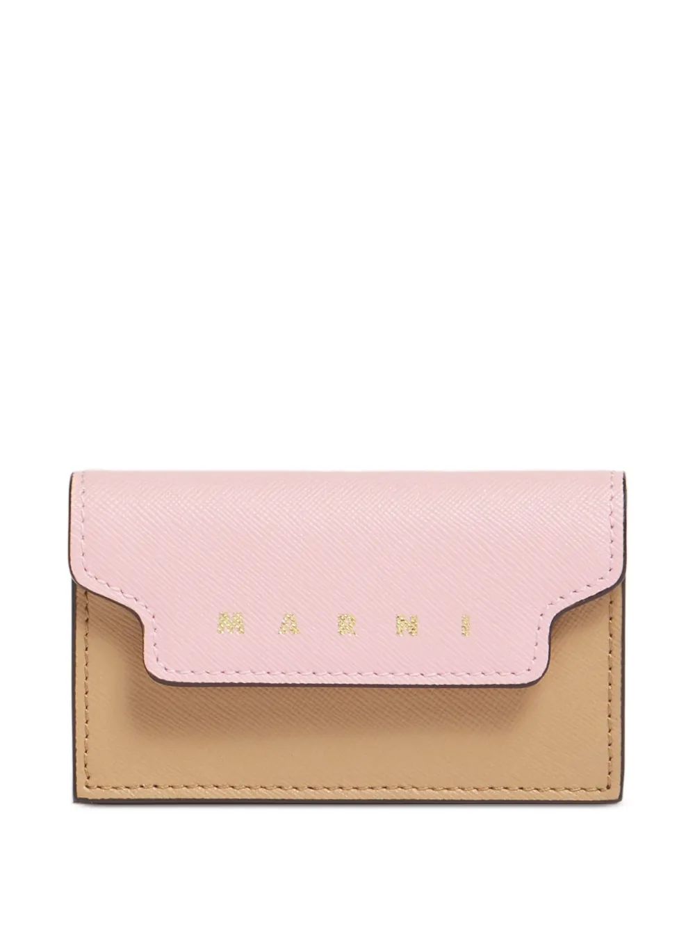 

Кошелек из сафьяновой кожи Marni, розовый