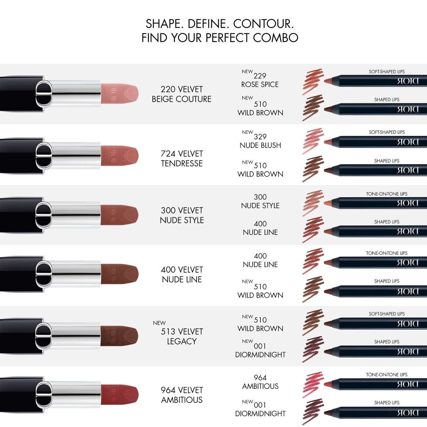Карандаш для губ rouge dior contour nicht abfärbender lippenkonturenstift - langer halt Dior, 999 - 999, вес 1.2 гр. — фото 4