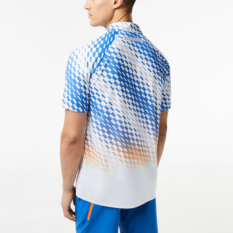 Поло Djokovic Collaboration мужские LACOSTE, белый — фото 4