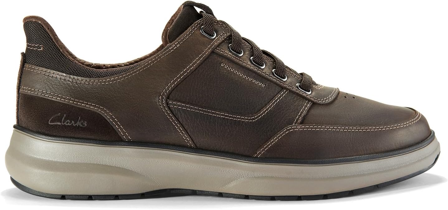Мужские кроссовки Clarks Mullen Easy, темно-коричневый — фото 2