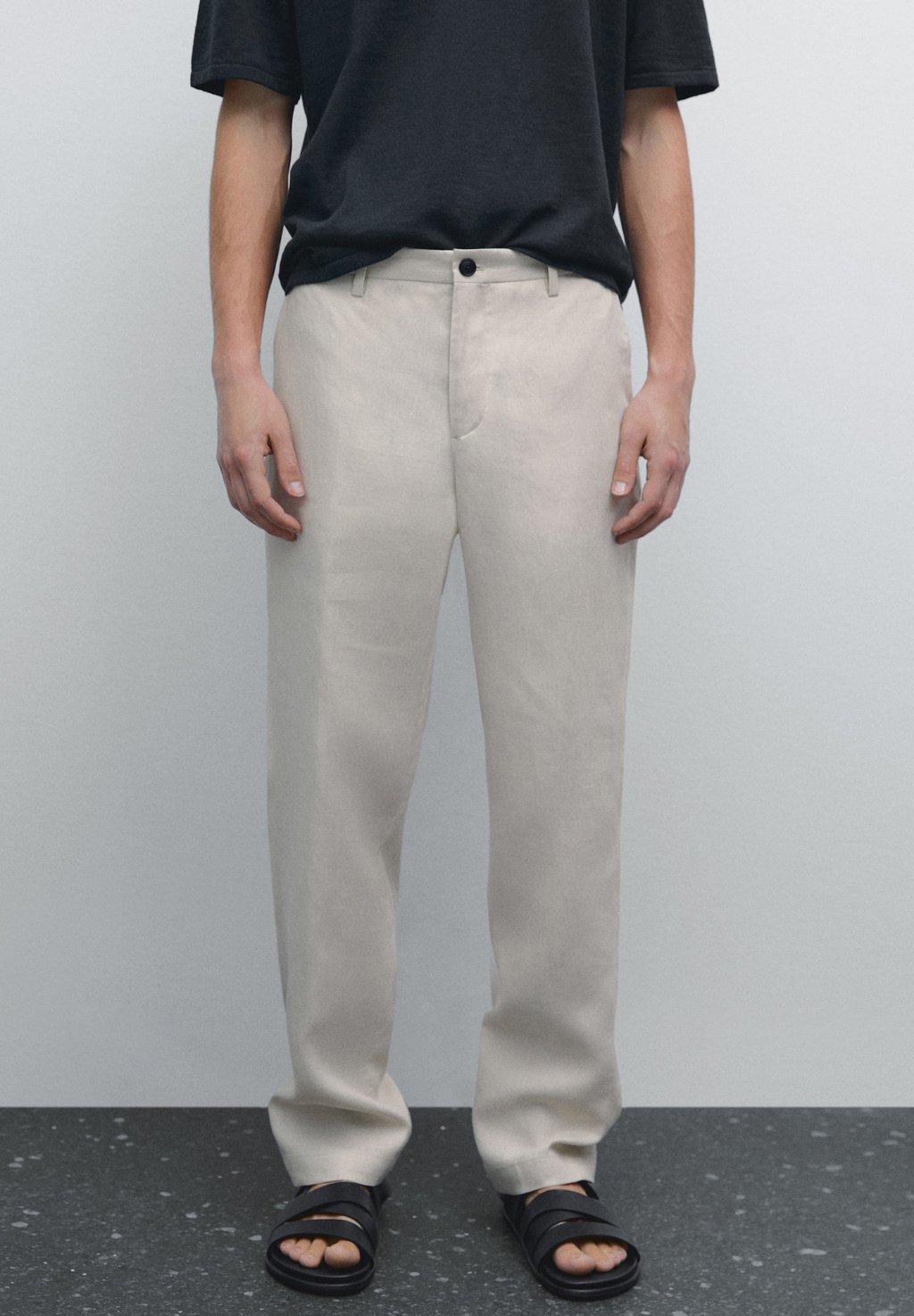 

Брюки Massimo Dutti, песочный