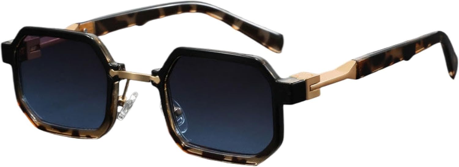 

Солнцезащитные очки с защитой от УФ-излучения UV400 | Женская маленькая декоративная оправа | Линзы конфетных цветов для занятий спортом на открытом воздухе и вождения DSVIGF, Black Leopard