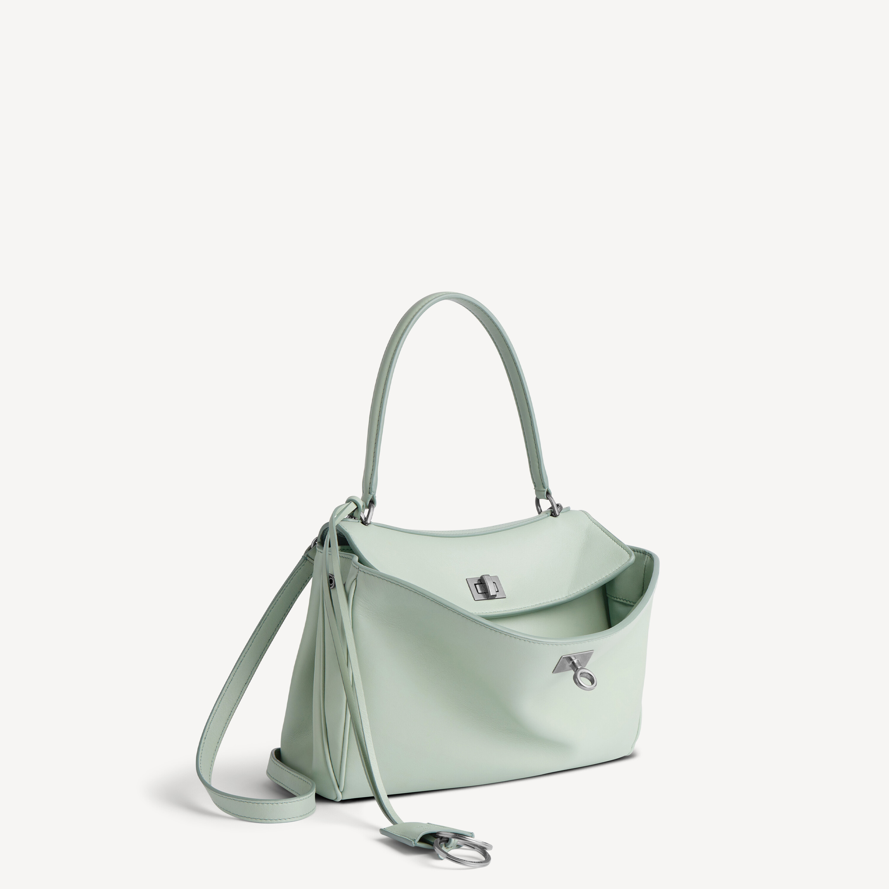 BALENCIAGA Женская сумка Rodeo Small в цвете минеральный зеленый — фото 2