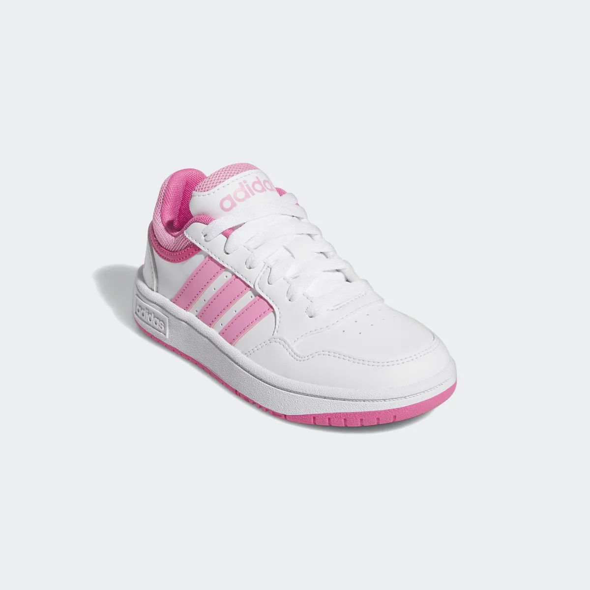 

Спортивные кроссовки adidas "HOOPS" Adidas Sportswear, цвет Cloud White / Bliss Pink / Pulse Magenta