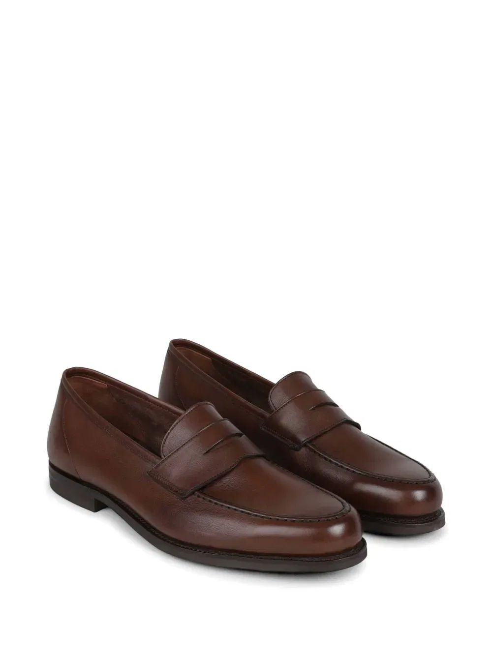 Кожаные лоферы Harvard 2 Crockett & Jones, коричневый — фото 2