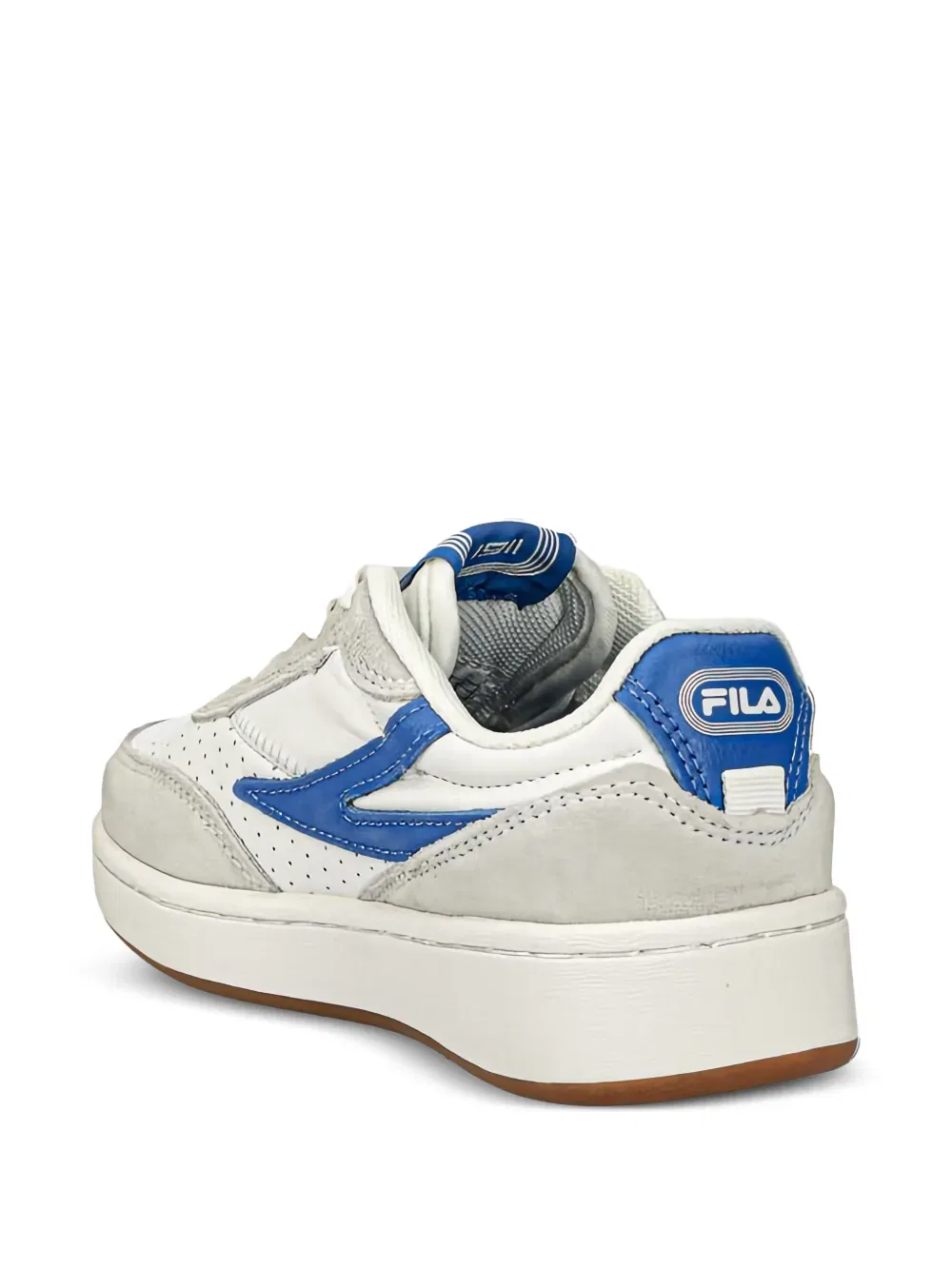 Перфорированные кроссовки с логотипом Sevaro Fila Kids, белый — фото 3