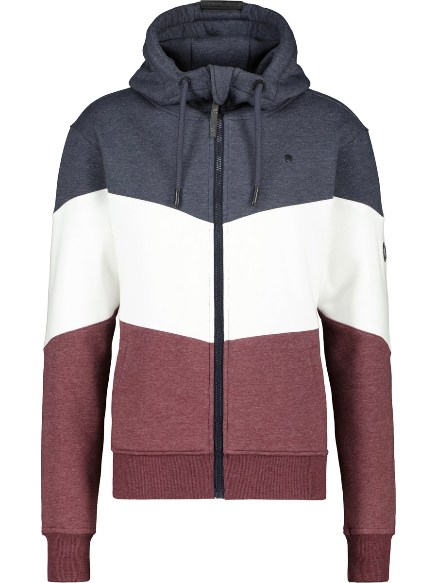 

Толстовка с капюшоном на молнии Alife and Kickin Zip-Up Hoodie Simon, цвет dark grey/mottled red