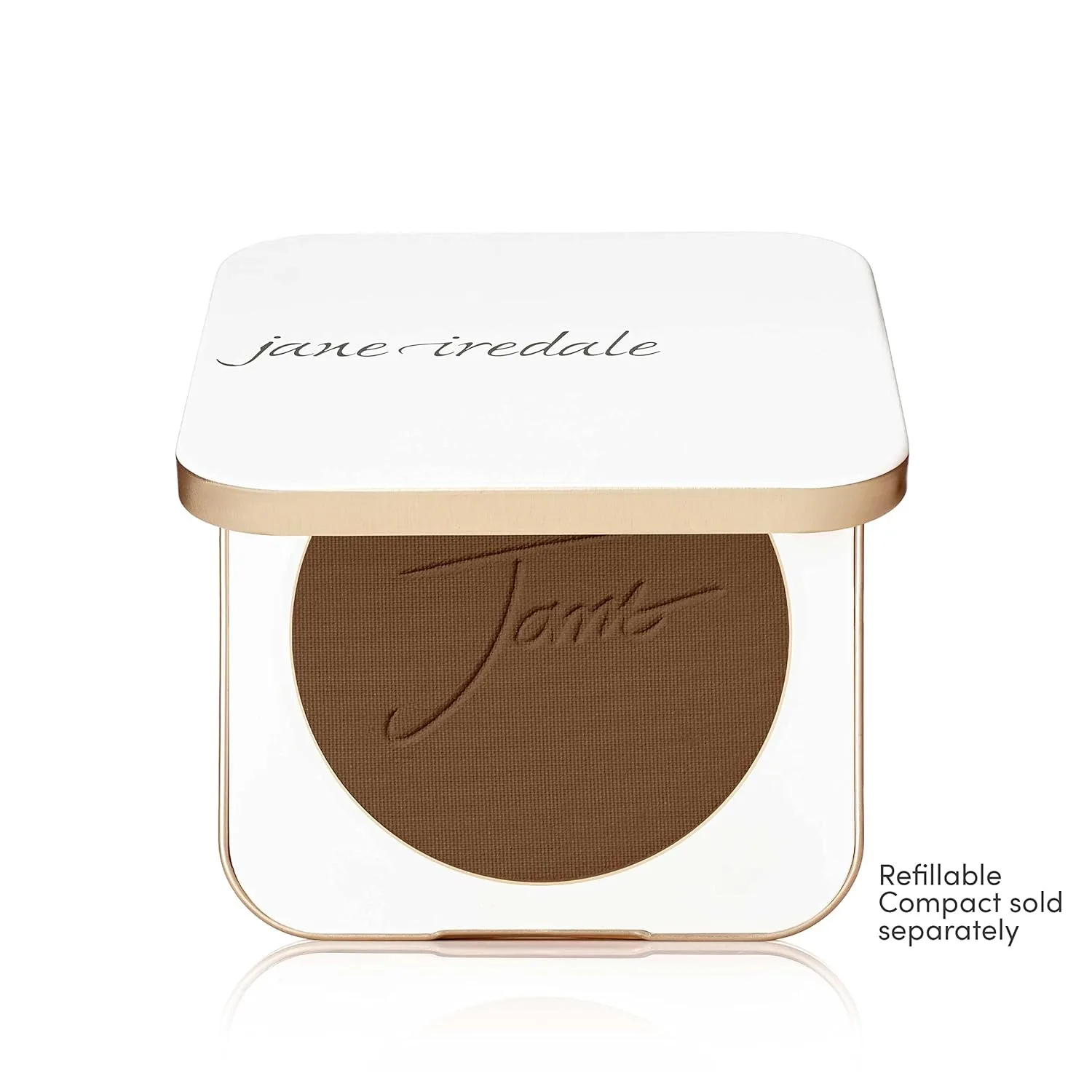 Набор многоразовых компактных пудр Jane Iredale PurePressed Base Mineral Foundation | Полуматовая прессованная пудра с SPF | Без талька, веганский продукт, не тестируется на животных, Cocoa — фото 3