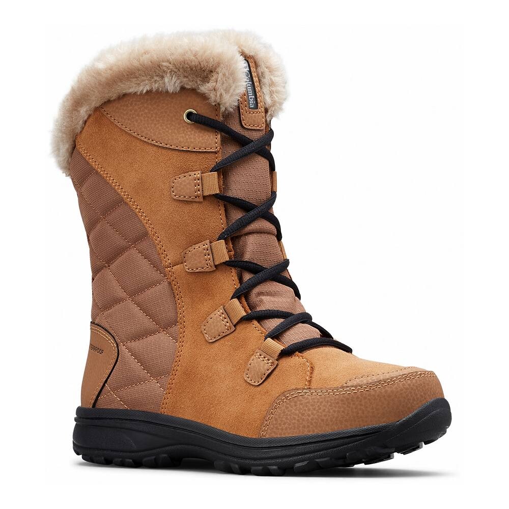 Женские ботинки Columbia Ice Maiden II комбинированные высокие, светло-коричневый