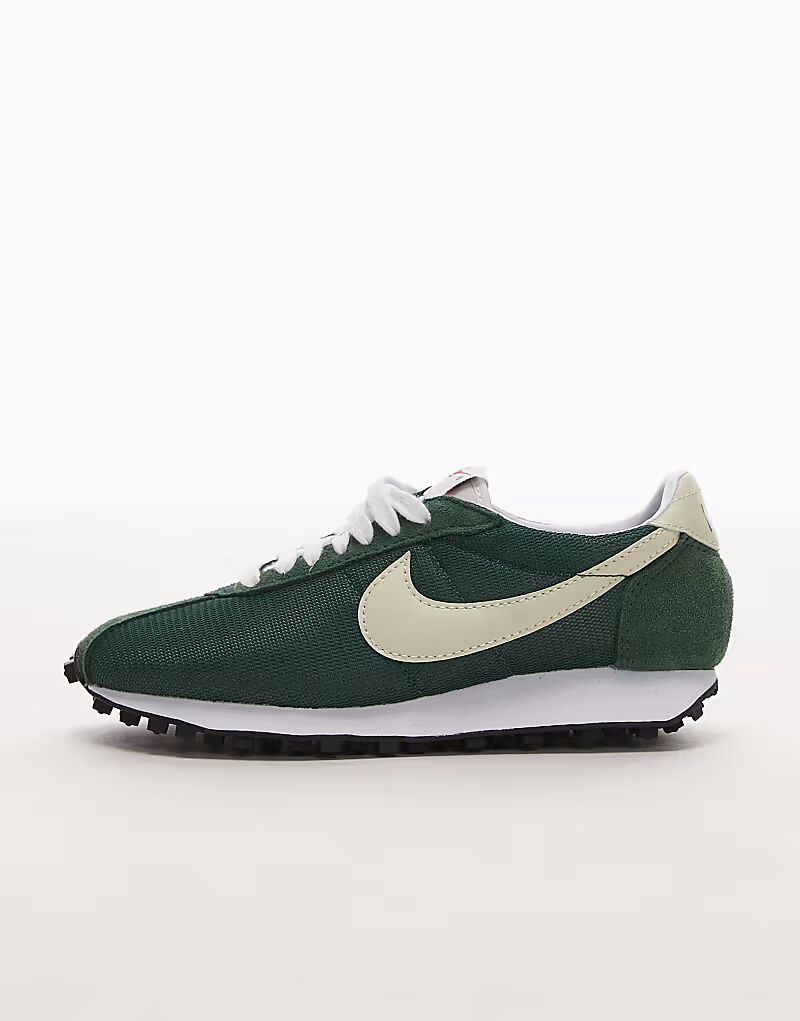 Кроссовки Nike LD-1000 зеленого и кремового цветов — фото 2