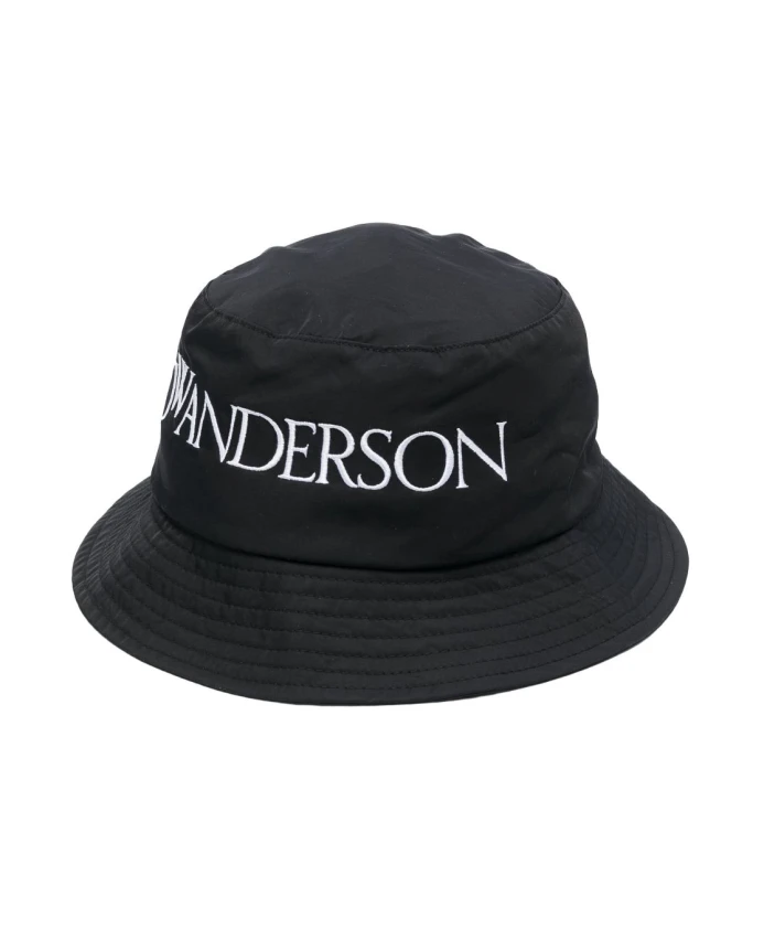 

Кепка с логотипом и круглой короной Jw Anderson, черный