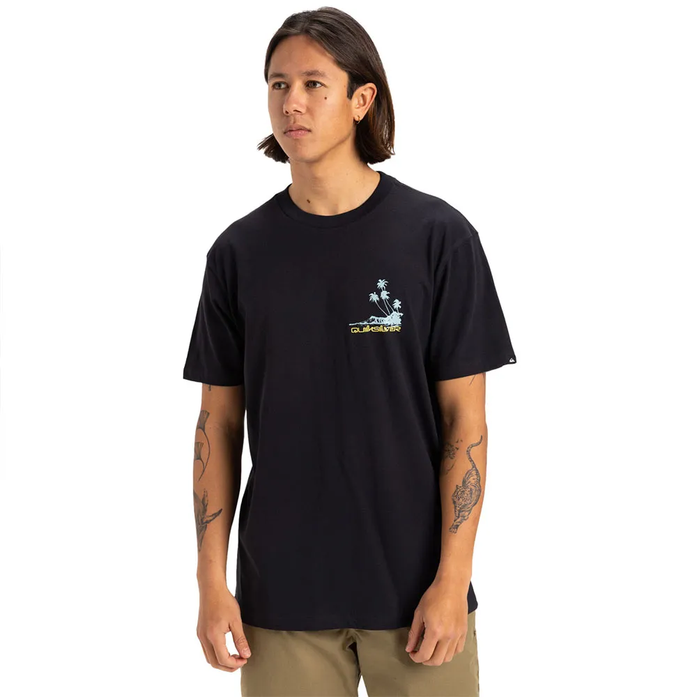 

Футболка с коротким рукавом Quiksilver Palm Lines, черный