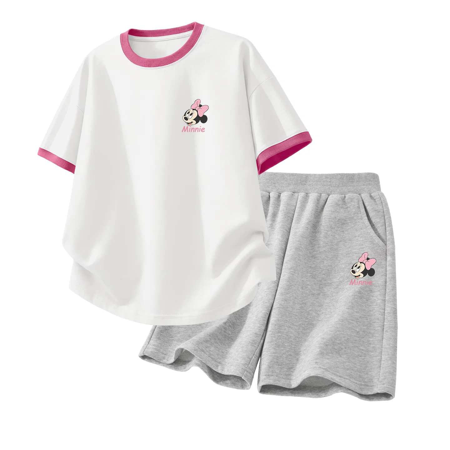 Детский спортивный костюм Casual Sportswear 2 Piece Set Disney, Dazzling K Cream Blue+Dazzling Signature K Black — фото 4