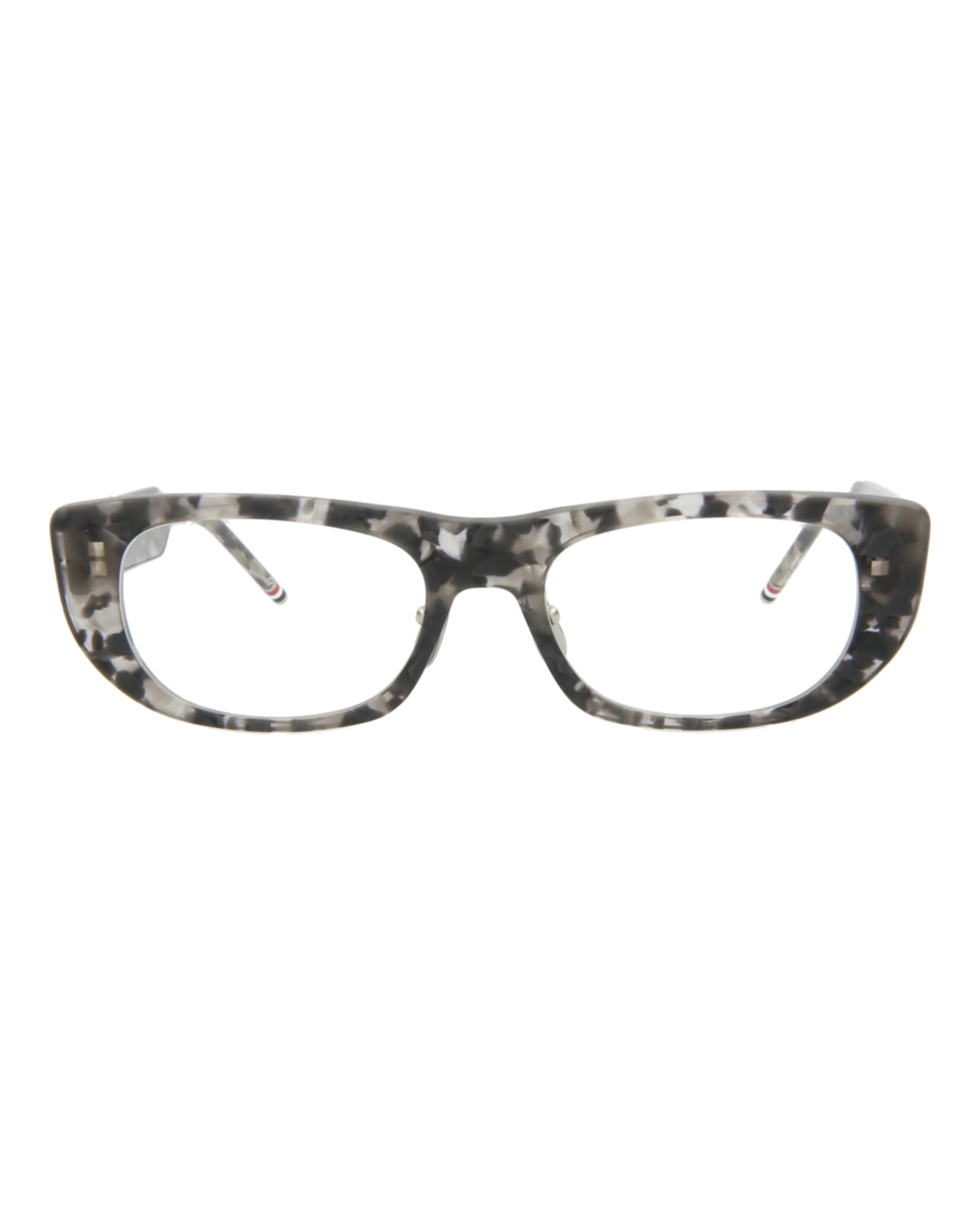 

Круглые ацетатные оптические оправы Thom Browne, цвет grey tortoise grey tortoise transparent