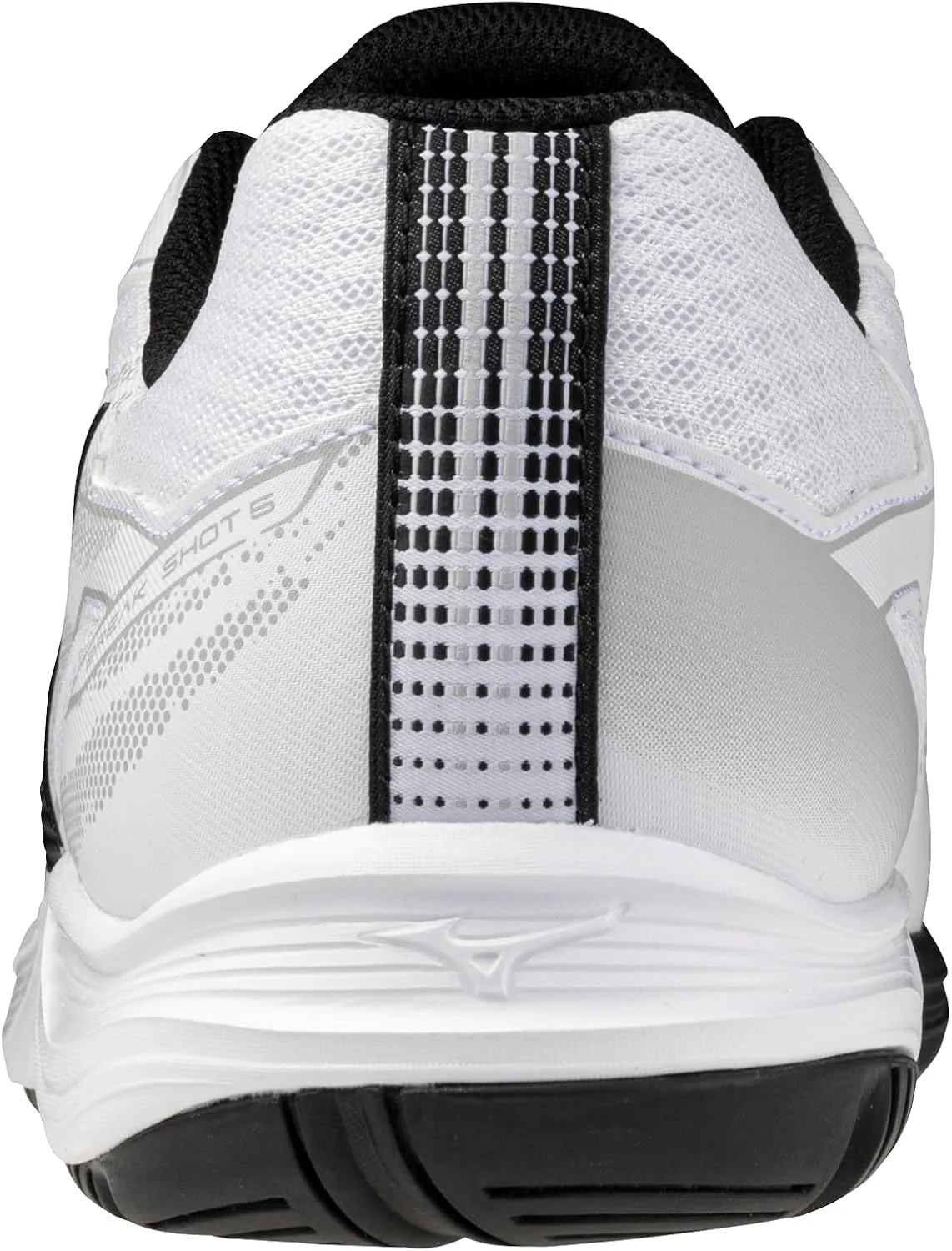 Мужские кроссовки Mizuno Break Shot 5 AC для ракеточных видов спорта, белый/черный — фото 4