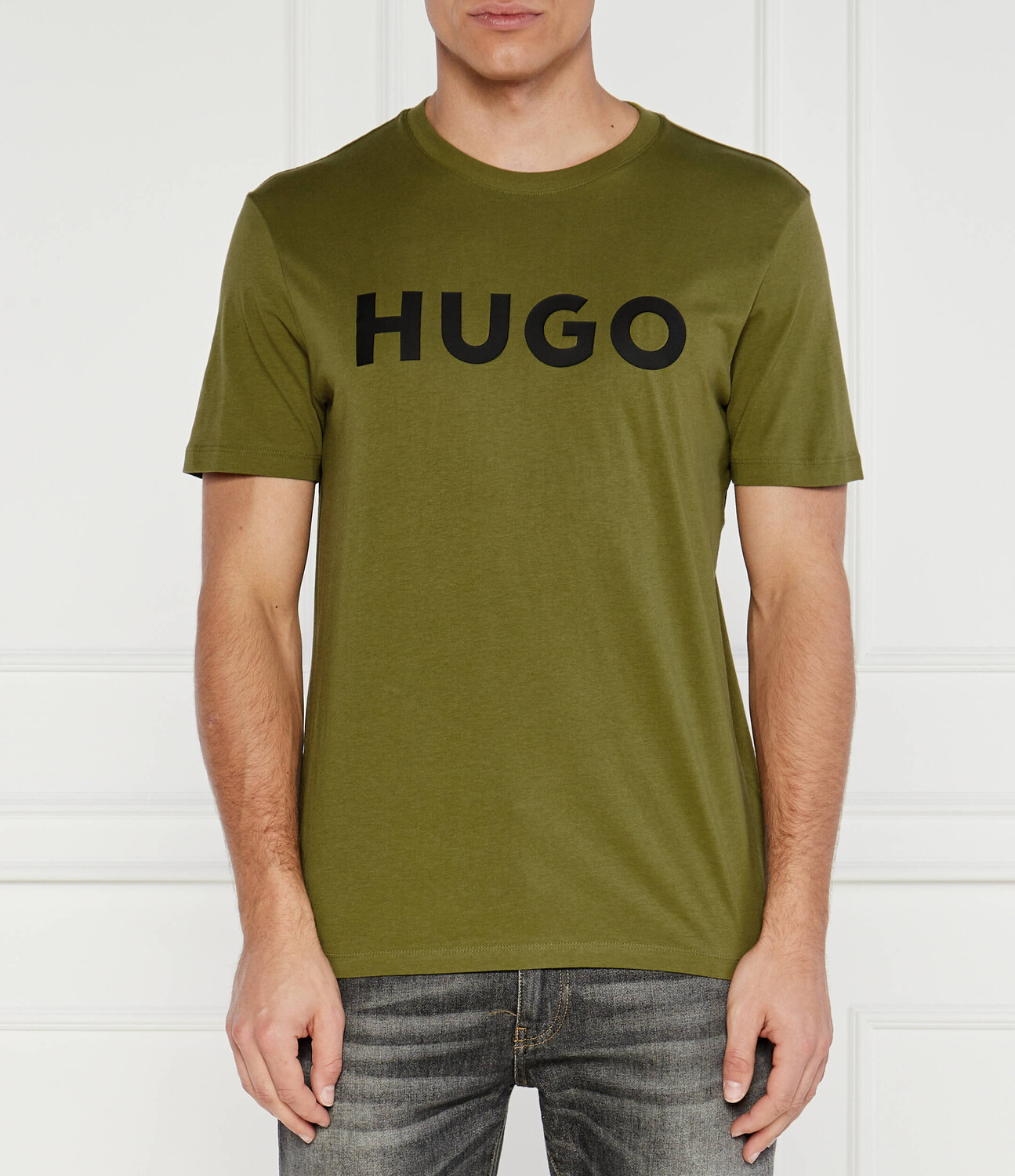 

Футболка HUGO Dulivio Regular Fit, цвет cachi