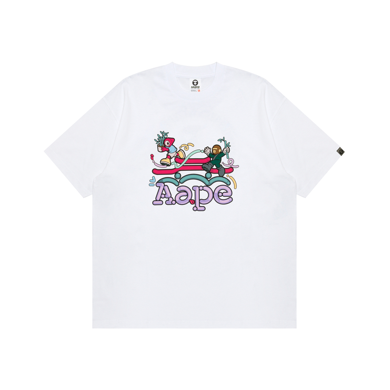 

Футболка Ksaner SS25 мужская Aape, белый