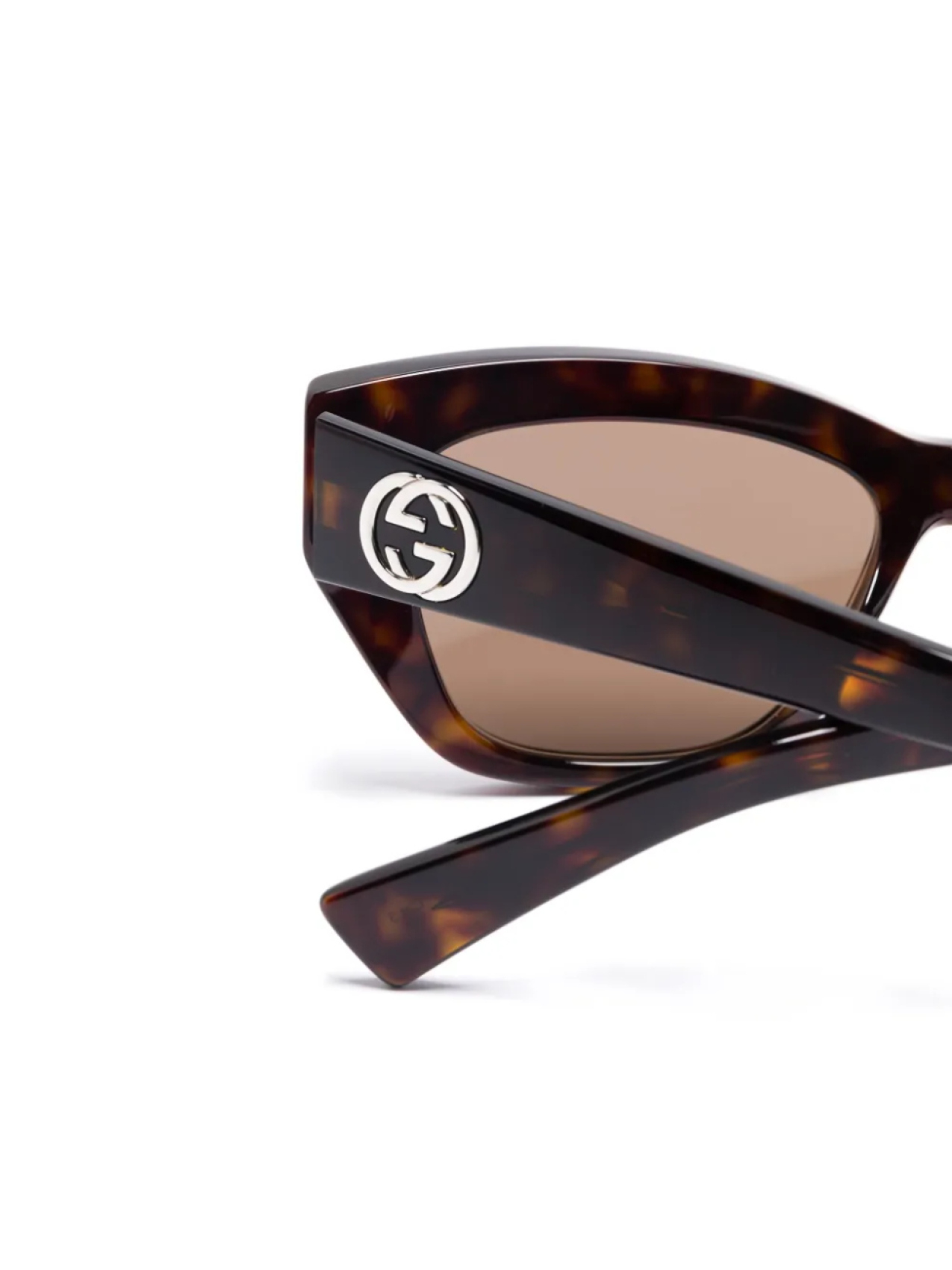 Gucci Eyewear солнцезащитные очки с логотипом GG1844SA, коричневый — фото 3