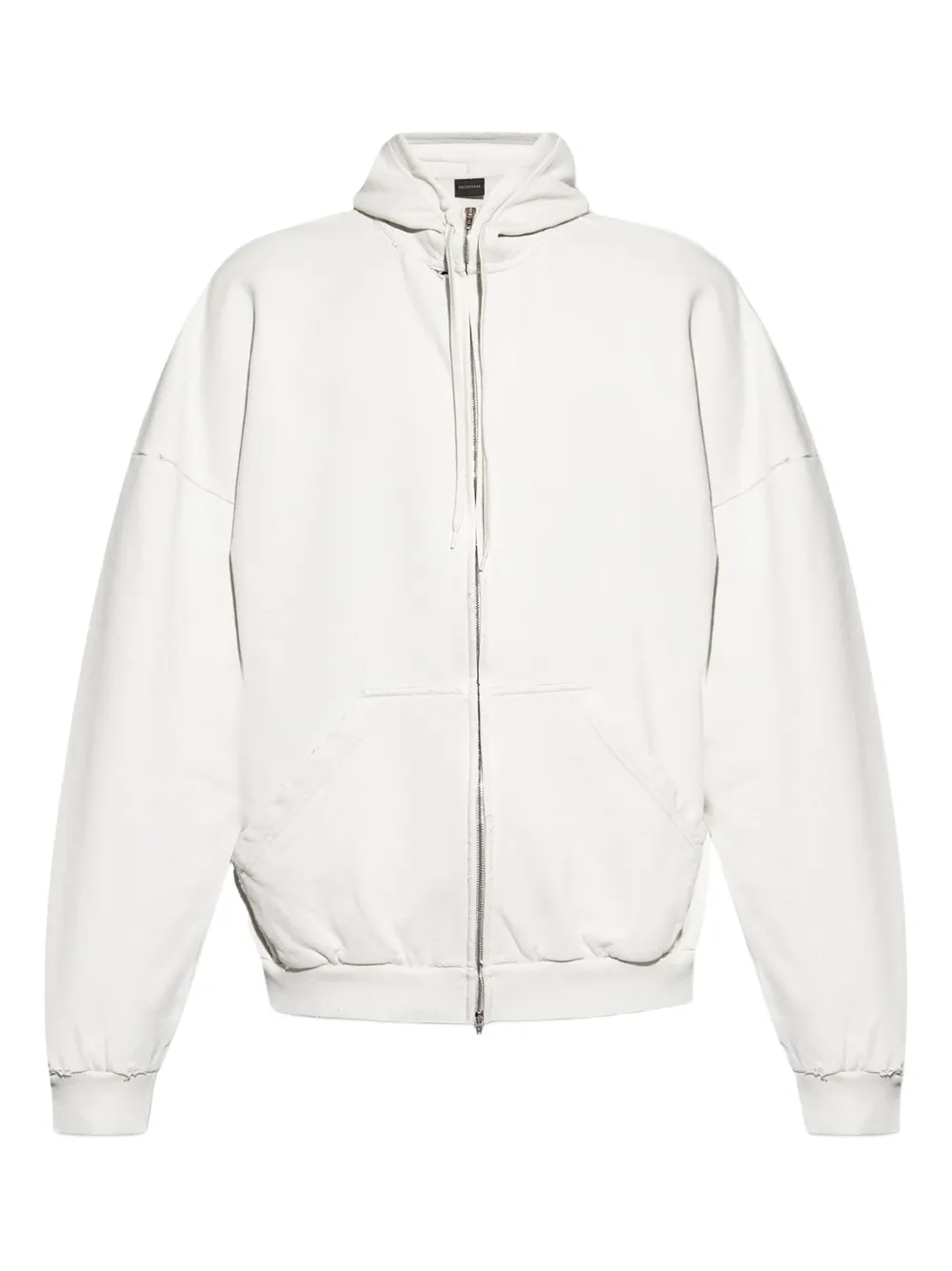 

Худи на молнии BALENCIAGA, белый