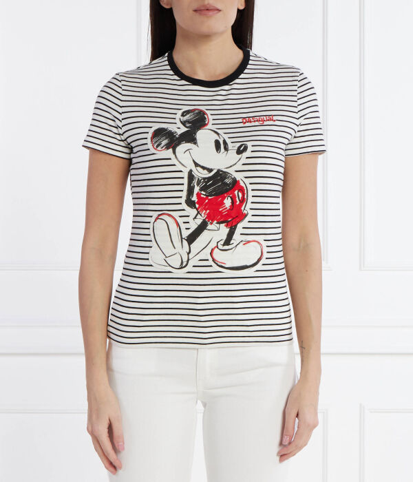 

Футболка Desigual x Mickey Mouse Regular Fit, белый