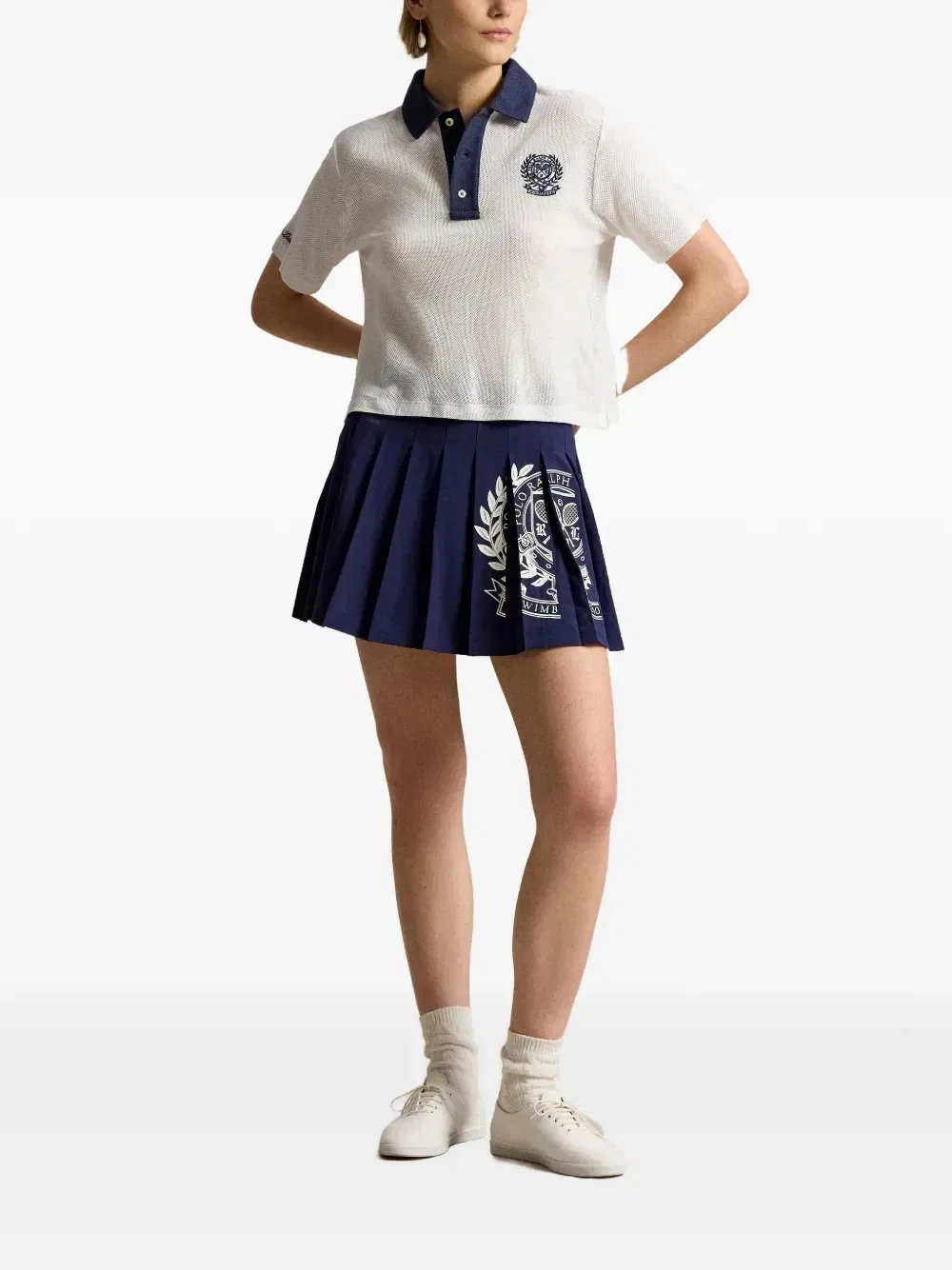 Рубашка поло из коллаборации с Wimbledon Collection POLO RALPH LAUREN, белый — фото 2