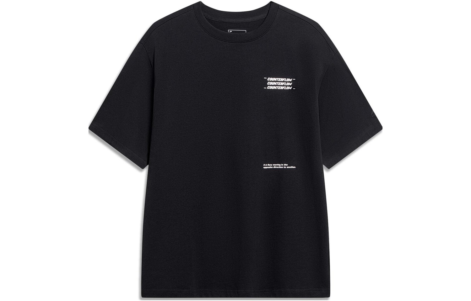 

Футболка CF унисекс черная Lining, черный