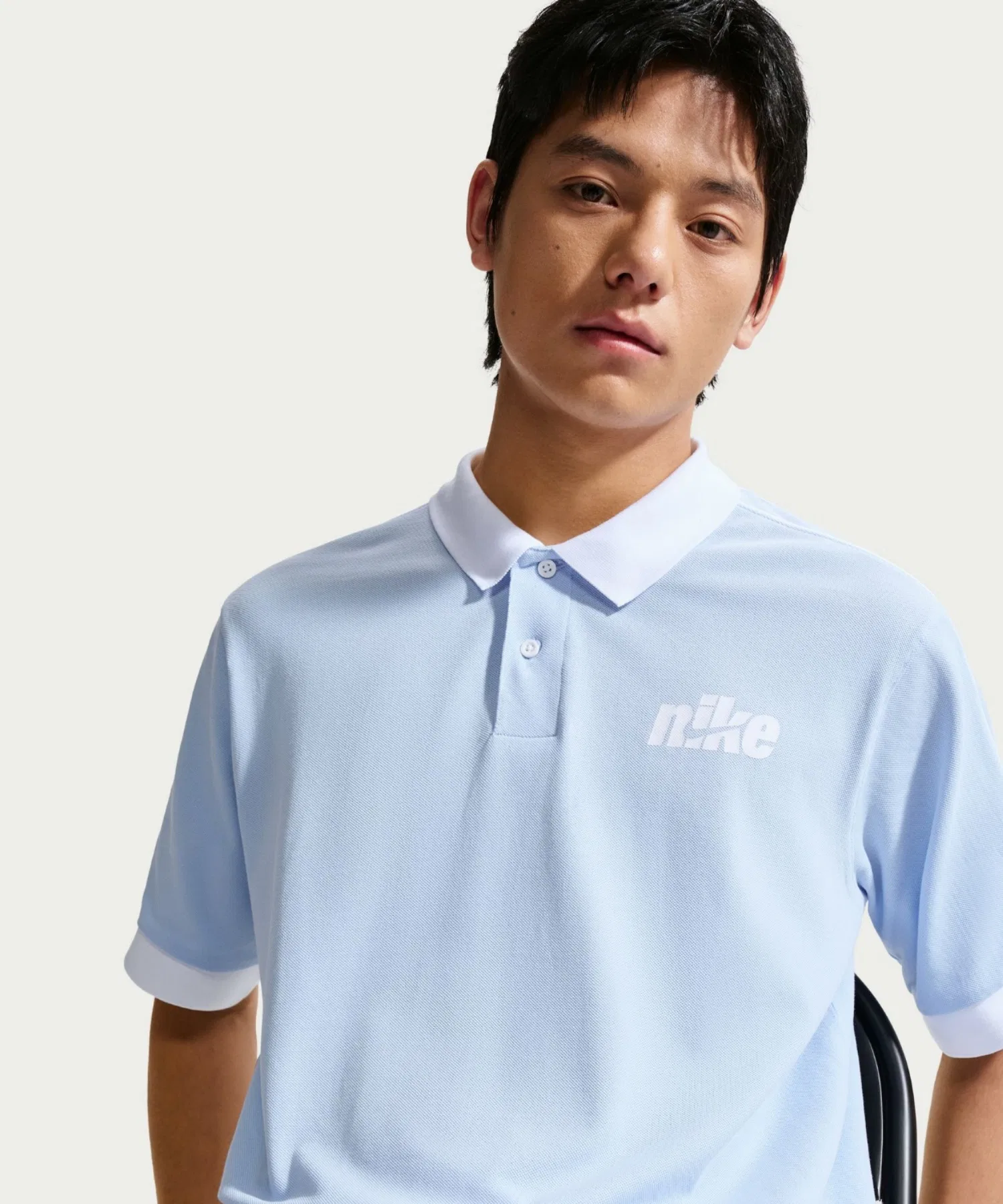 Мужская футболка-поло Nike Sportswear Club с коротким рукавом, увеличенного размера, IF0724-407, водородно-синий.