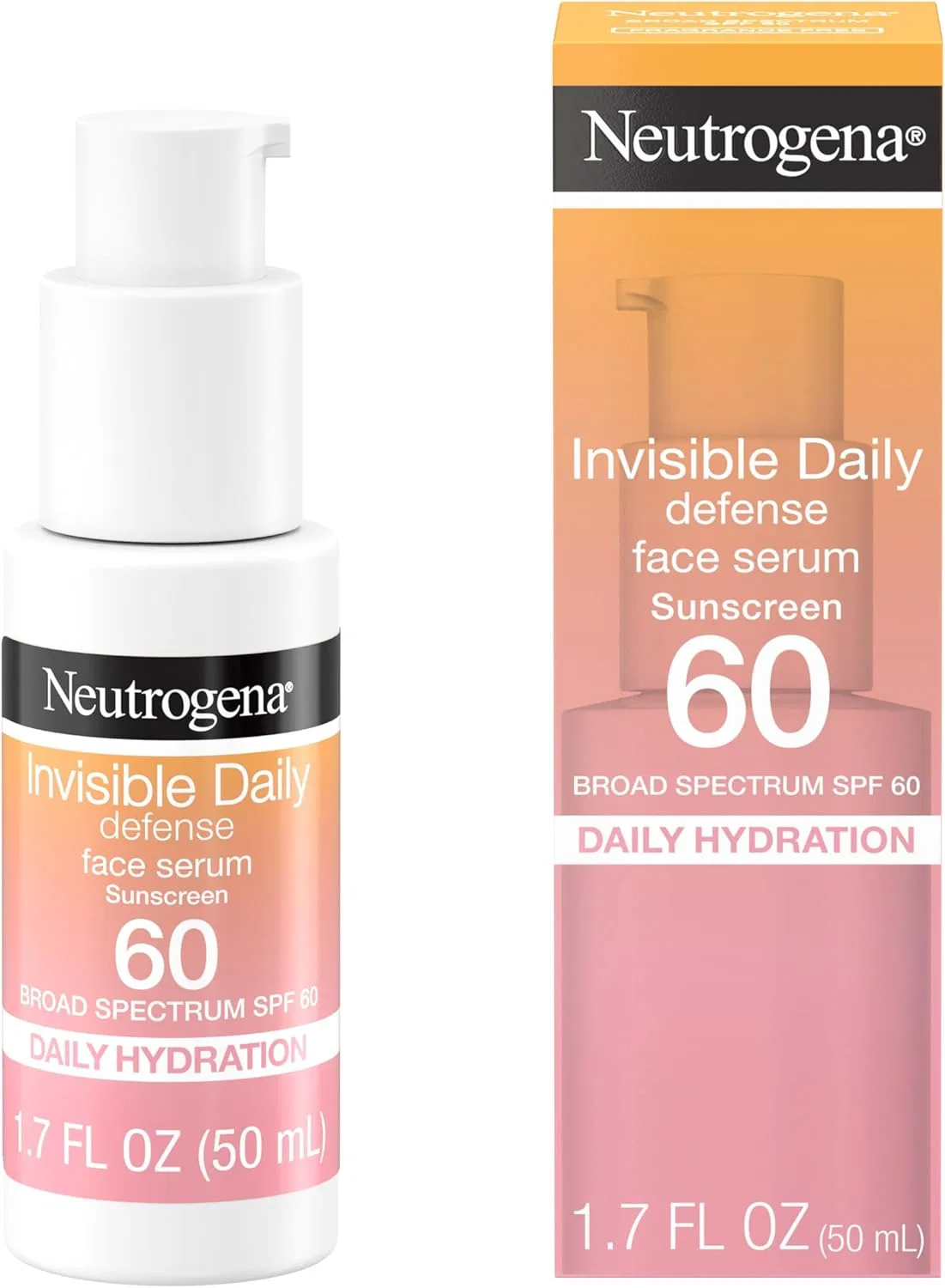 Солнцезащитный крем для лица Neutrogena Invisible Daily Defense SPF 60+ 50 мл