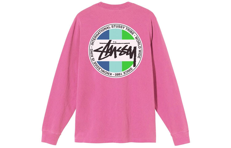 

Футболка унисекс Stussy, розовый