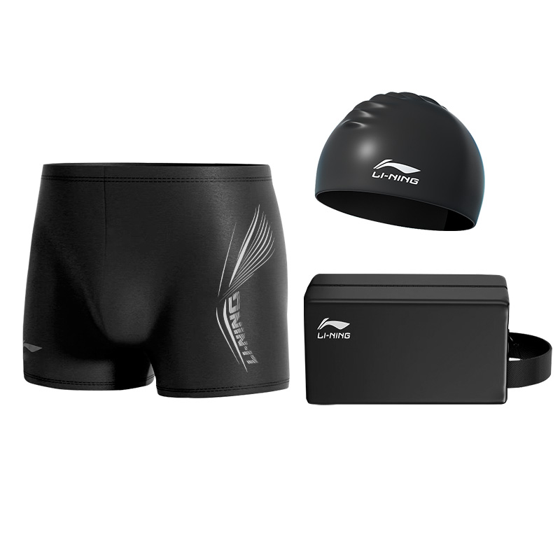 

LINING Комплект снаряжения для плавания polyester для крытого бассейна мужской black