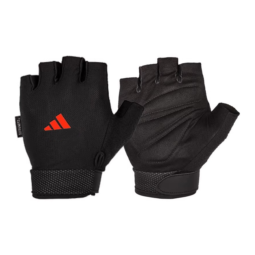 

Полиамид/эластан фитнес-перчатки Unisex Adidas, 1241 черный красный fitness gloves [fits palm/prevents calluses]
