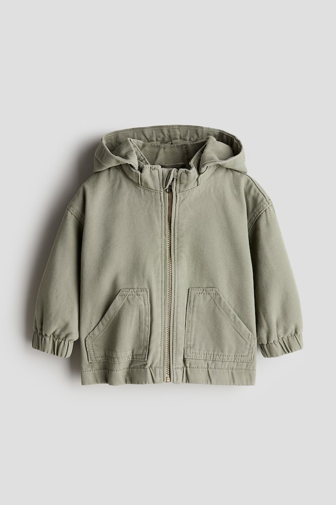 

Куртка из хлопчатобумажной ткани H&M, зеленый