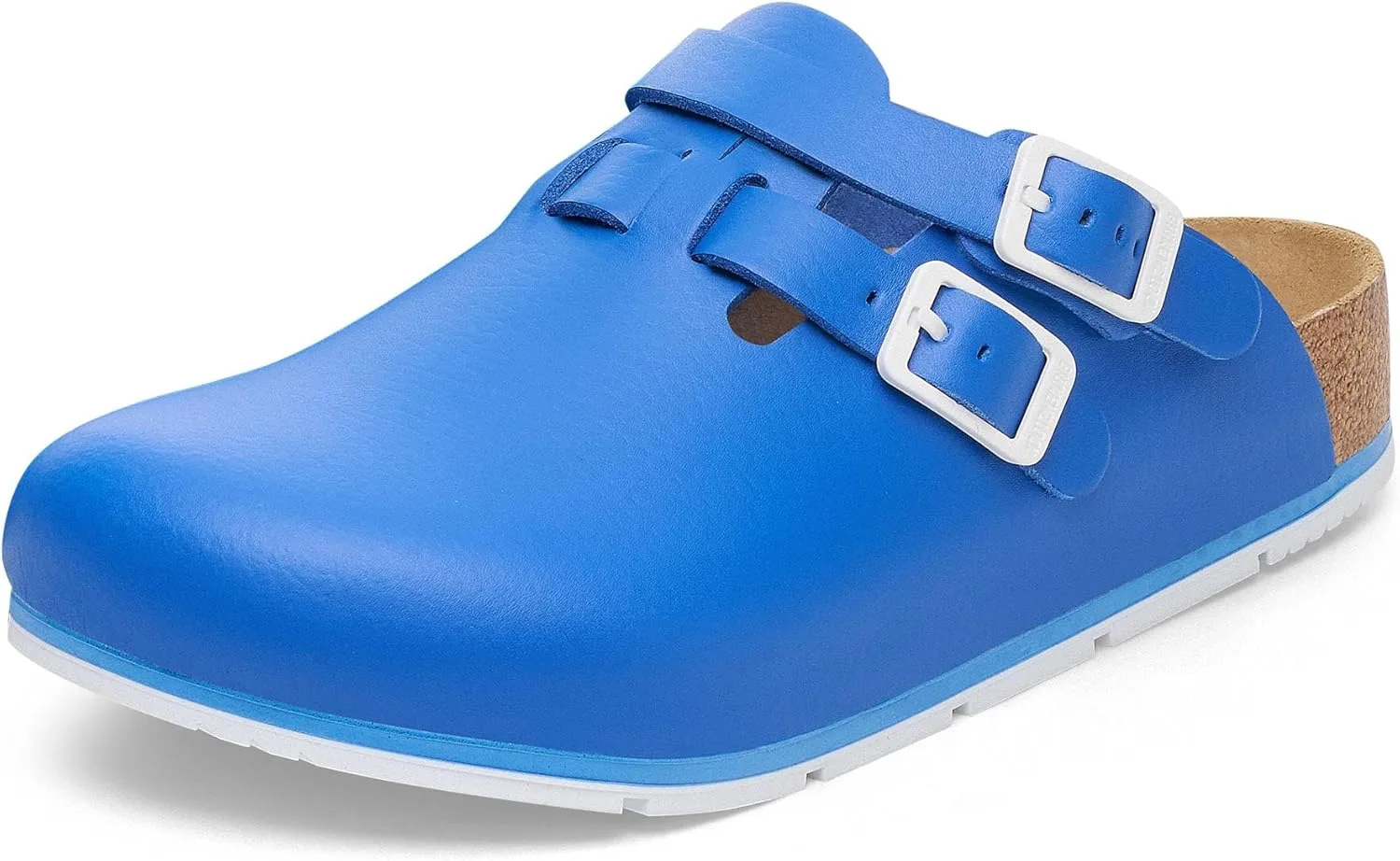 Кожаные сабо BIRKENSTOCK Kay Pro - высококачественная повседневная и рабочая обувь унисекс для медицинских работников, работников общественного питания и сферы услуг, синий