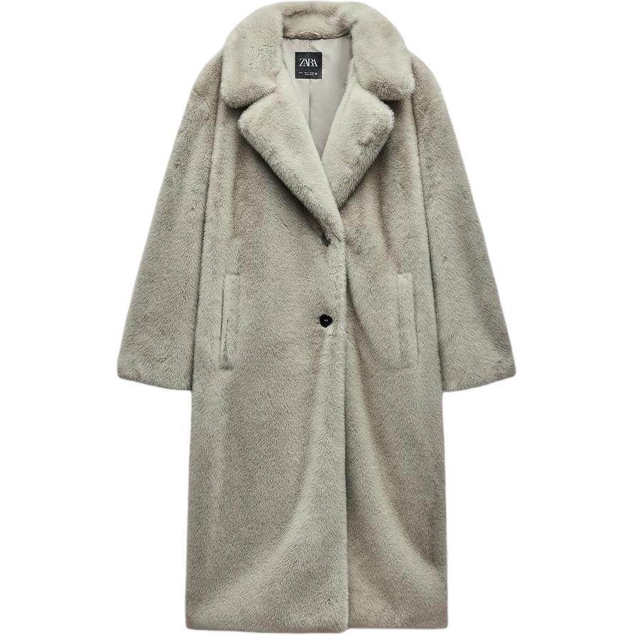 

ZARA Куртка женская серии ограниченного выпуска Хэллоуин серая, Gray