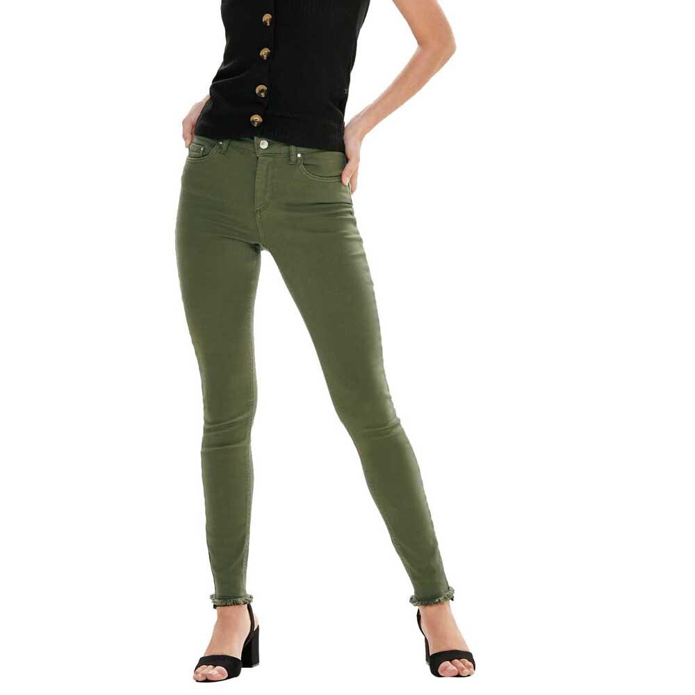 

Джинсы Only Blush Mid Waist Skinny Ankle Ray Colour Life, зеленый