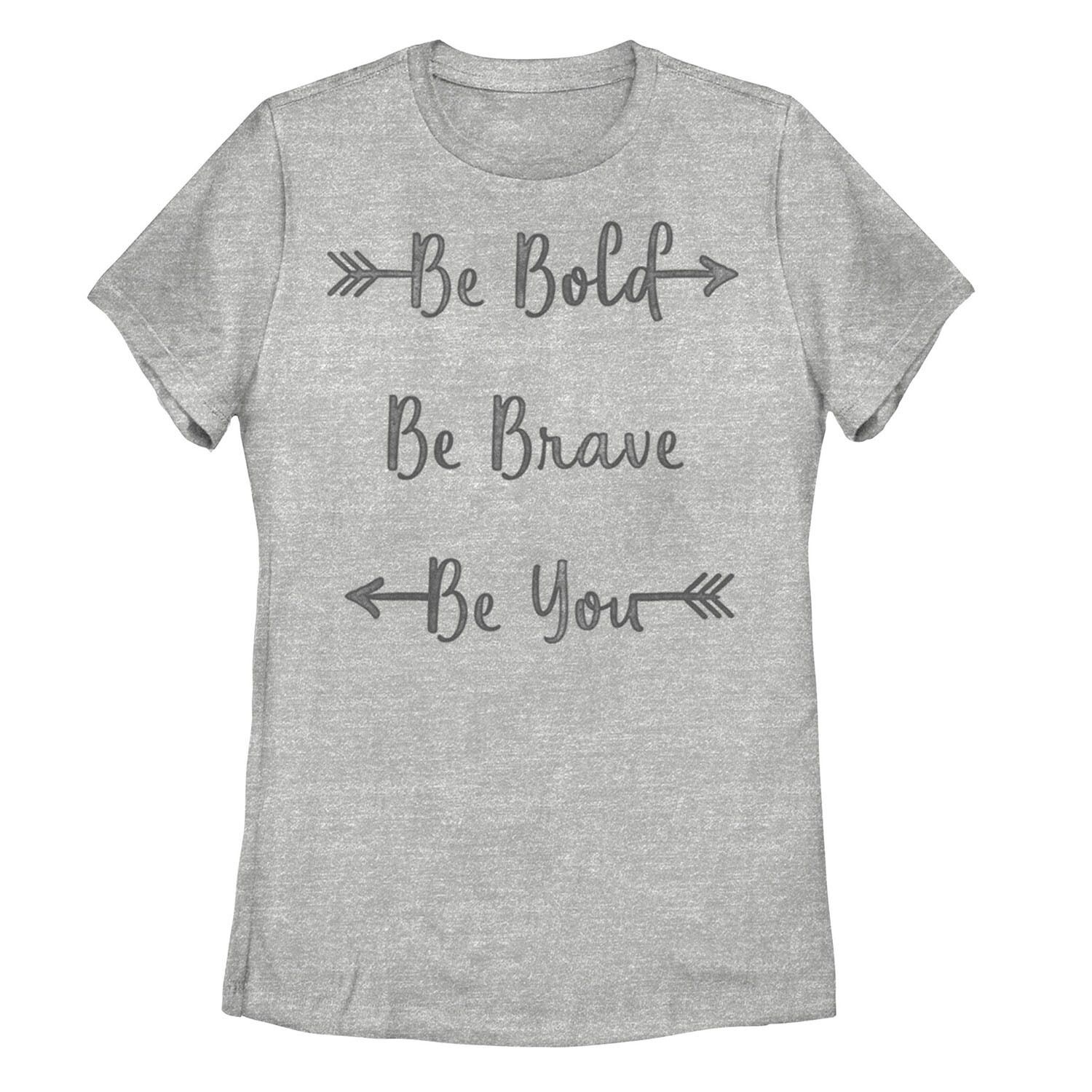 

Футболка с рисунком стрелок для юниоров «Be Bold, Be Brave Be You»